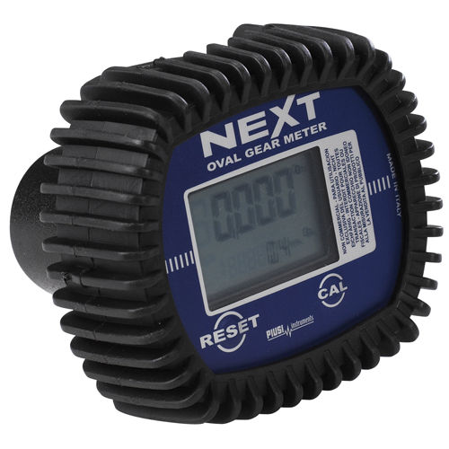 Contatore / misuratore di portata a ingranaggi - KNEXT - Pompes Japy - per olio / in alluminio / ATEX