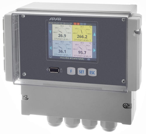 Data logger di temperatura - AR208 - APLISENS S.A. - di pressione / di tensione / di umidità