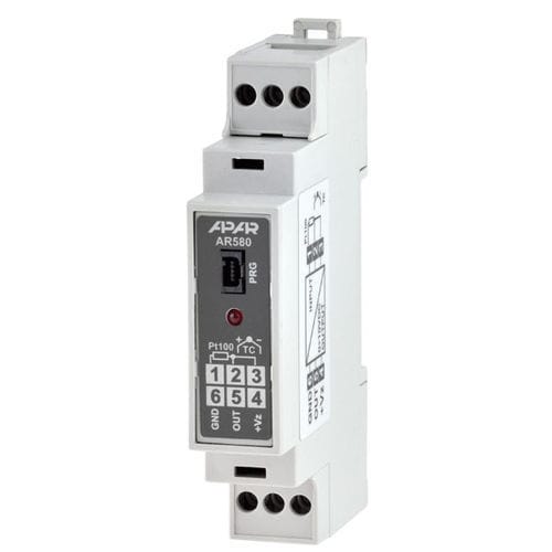Trasmettitore di temperatura su guida DIN - AR580 - APLISENS S.A. - Pt100 / a termocoppia tipo K / a termocoppia tipo S