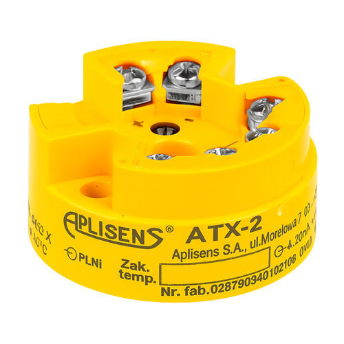 Trasmettitore di temperatura su testa di sonda - ATX-2 - APLISENS S.A. - Pt100 / Pt1000 / Pt500