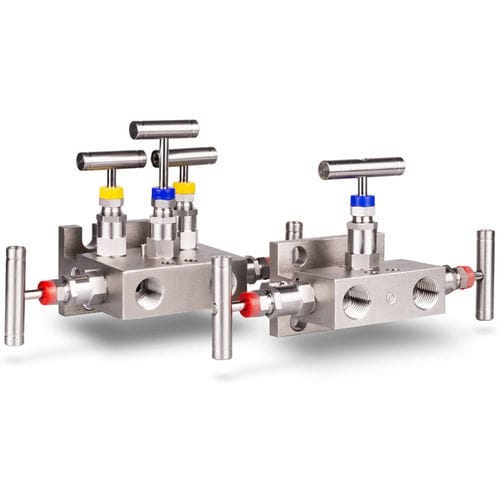 Manifold a 3 vie - VM-3 - APLISENS S.A. - in acciaio inossidabile