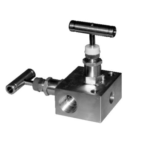 Manifold a 2 vie - VM2 series - APLISENS S.A. - in acciaio inossidabile