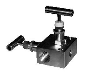 Manifold a 2 vie - VM2 - APLISENS S.A. - in acciaio inossidabile