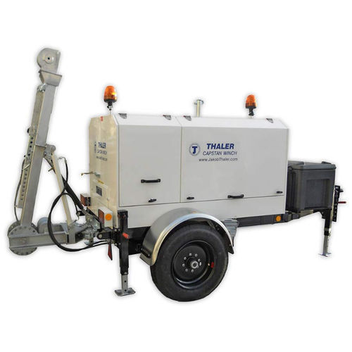 Argano idraulico - KE-SP 3050 US Version - Jakob Thaler GmbH - con motore diesel / di tiraggio / per risanamento di tubazioni