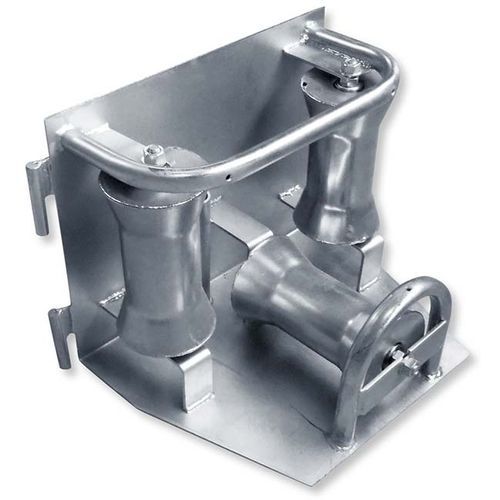 Rullo posacavo con rullo in acciaio - Z-KER 103Z - Jakob Thaler GmbH - con piastra di appoggio