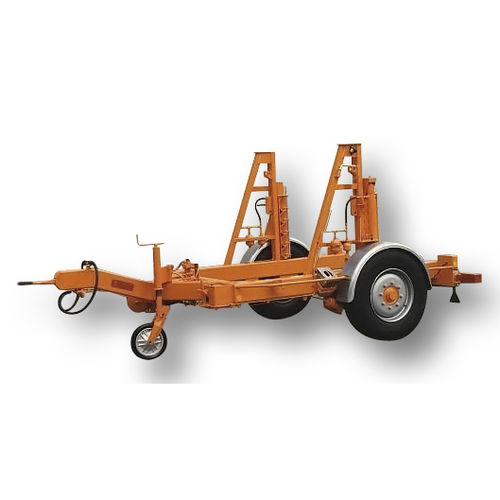 Rimorchio a U - TTA 5875 AL - Jakob Thaler GmbH - porta tamburi / per trasporto e posa di cavi / per avvolgicavo