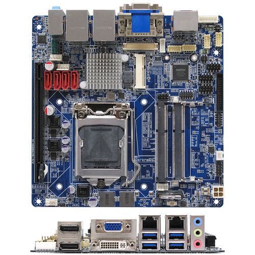 Scheda madre mini-ITX - MX87QD - BCM Advanced Research - Intel® Core™ i series / Intel Q87 / DDR2 SDRAM