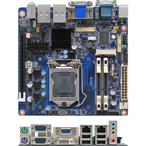 Scheda madre mini-ITX - MX61H - BCM Advanced Research - Intel® Core™ i series / Intel H61 / DDR2 SDRAM