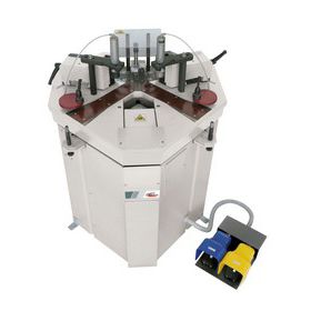 Cianfrinatrice per profilati in alluminio - VECTRA 150 - ABCD MACHINERY S.r.l. - semiautomatica / idropneumatica / a pedale
