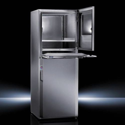 Sistema di armadi per PC - PC Series - RITTAL - a pavimento / con porta vetrata / a cassetti