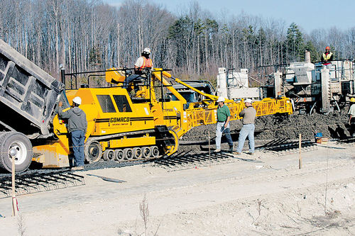 Finitrice per calcestruzzo - RTP-500 - GOMACO International - cingolata / per strade
