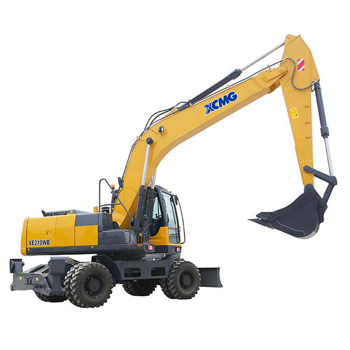 Escavatore intermedio - XE210WB - XCMG - su ruote / diesel / per cantiere di costruzione