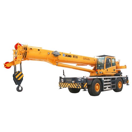 Gru mobile - RT35 - XCMG - per terreno accidentato / di sollevamento / con motore diesel