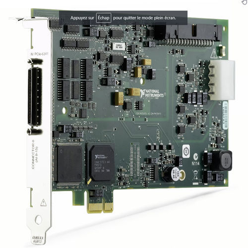 Scheda I/O digitale - PCIe-6341 - NATIONAL INSTRUMENTS - analogica / a 24 I/O / a 16 I