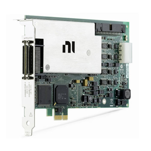 Scheda I/O digitale - PCIe-6353 - NATIONAL INSTRUMENTS - analogica / con 4 uscite analogiche / a 32 I/O