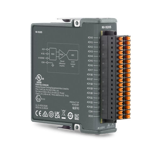 Modulo di ingresso analogico - NI-9205 - NATIONAL INSTRUMENTS - di sicurezza / di tensione / programmabile