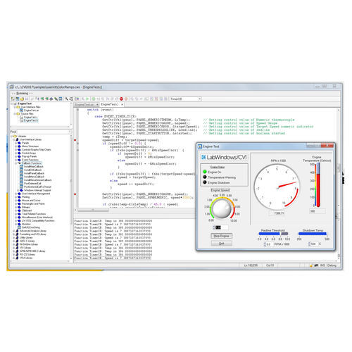 Software di programmazione - LabWindows™/CVI - NATIONAL INSTRUMENTS - di misura / di regolazione / di gestione dati