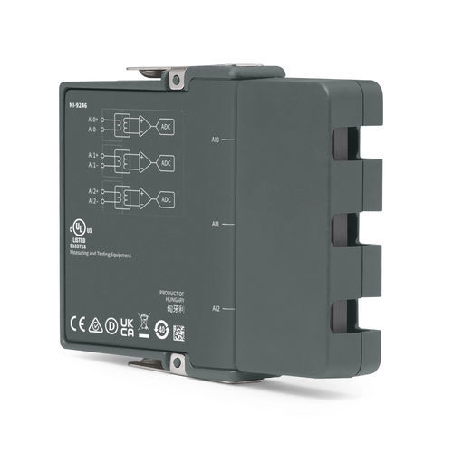 Modulo di ingresso 3 canali - NI-9246 - NATIONAL INSTRUMENTS - di sicurezza / di corrente / su asta