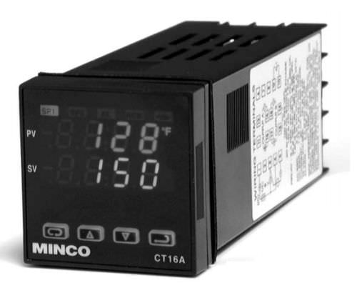 Controllore di temperatura digitale - -212 °C ... +2 320 °C | CT16A - MINCO - PID / multi-loop