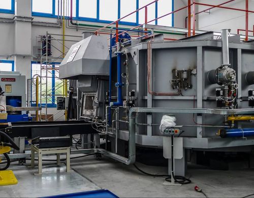 Forno a navetta - 1185 - Gadda group - rotante / per trattamento termico / in atmosfera controllata