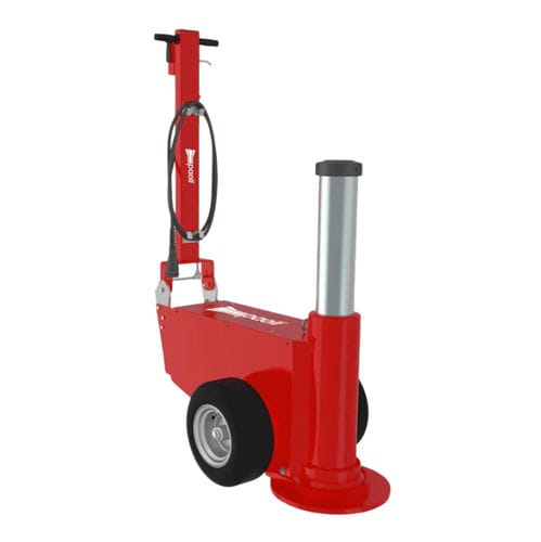 Cric martinetto con ruote (sollevatore con ruote) - DPLIFT 100/72 - Paoli - pneumatico / di acciaio