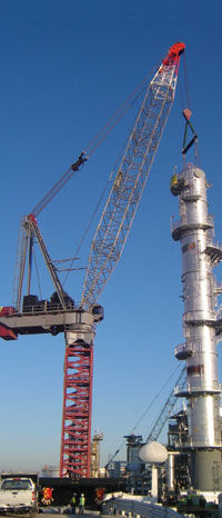 Gru a torre - Favelle Favco - fissa / con braccio impennabile / per cantiere