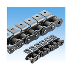 Catena di trasporto in acciaio - RS series - Tsubakimoto Chain - con attacchi / di piccole dimensioni