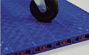Nastro trasportatore modulare - WT3109-W  - Tsubakimoto Chain - flessibile / in plastica / antiscivolo