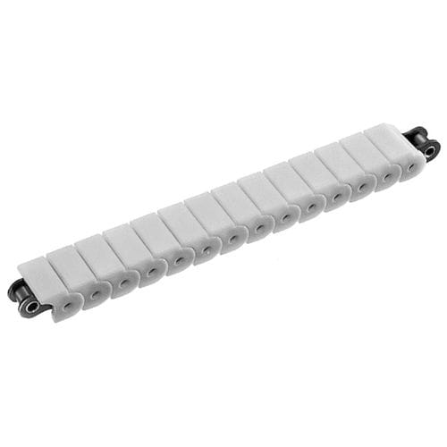 Catena di trasporto in acciaio - SnapCover®  - Tsubakimoto Chain - a maglie monoblocco / con rulli / con supporto plastico a scatto