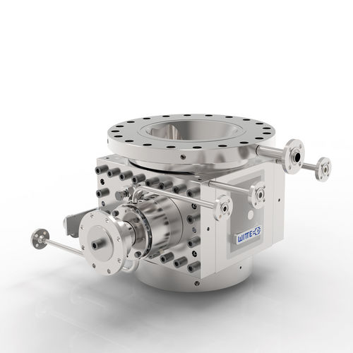 Pompa a ingranaggi - POLY  - WITTE PUMPS & TECHNOLOGY GmbH - per polimeri / per materiali fusi / con attuatore elettrico