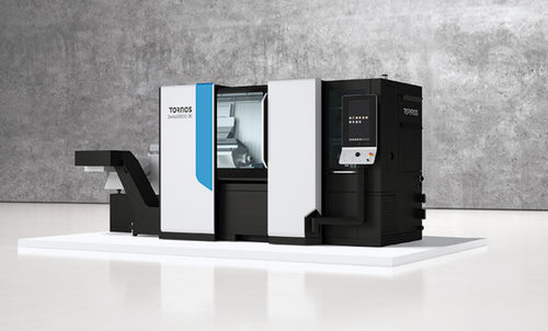 Tornio a fantina mobile CNC - DECO G - TORNOS - 9 assi / 27 utensili / per foratura profonda