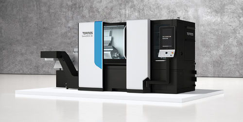 Tornio a fantina mobile CNC - DECO T - TORNOS - 12 utensili / per lavorazione di barre / di alta precisione