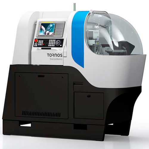 Tornio a fantina mobile CNC - Nano series  - TORNOS - 6 assi / 12 utensili / 4 utensili