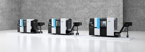 Tornio a fantina mobile CNC - Swiss XT - TORNOS - 8 assi / per lavorazione di barre / di produzione