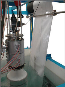 Linea di estrusione per rete in plastica - 80 - 320 Kg/h  - CORELCO - per termoplastici