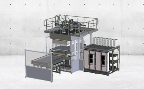 Pressa ad iniezione verticale - QUATTRO-RAM 700-700/850 - Maplan Maschinen und technische Anlagen, Planungs- und Fertigungsgesellschaft m.b.H. - servoelettrica / per gomma / per automobile