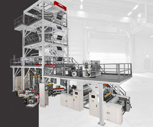 Linea di coestrusione 3 strati - Multifoil® - Rajoo Engineers Ltd. - film soffiato / per film estensibile / per geomembrana