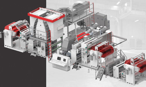 Linea di estrusione per rivestimento - LAMEX®  - Rajoo Engineers Ltd. - per PP / per polietilene / per LDPE
