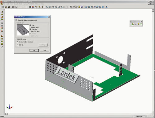 Software di progettazione - Lantek Flex3d SOLIDWORKS ® - Lantek Sheet Metal Solutions S.L. - per lamiere / 3D / 2D