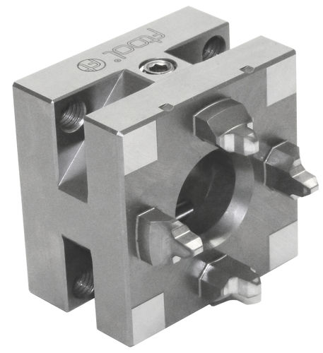 Mandrino di tornitura a serraggio manuale - FT 02110 - F-Tool - 4 ganasce / per EDM