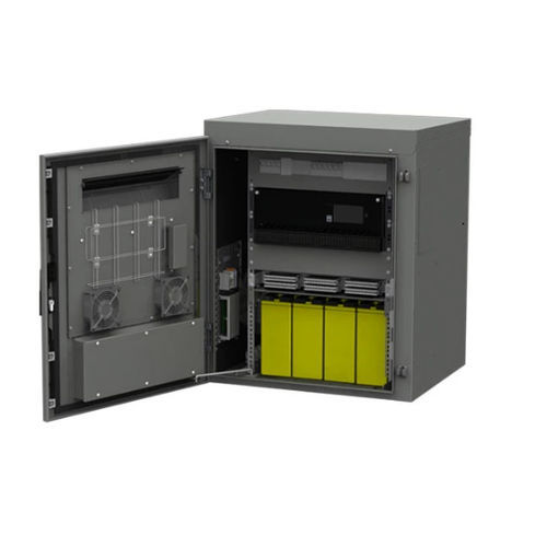 Armadio elettrico benchtop - SITEFLEX® MPC - ENERSYS - in alluminio / per apparecchio di telecomunicazione / industriale