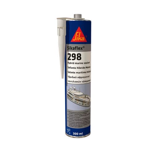 Colla poliuretano - flex®-298 - SIKA INDUSTRY - per alluminio / per ponte in tek / monocomponente