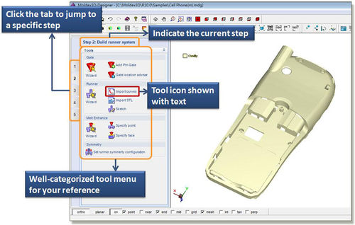 Software di simulazione - Designer - Moldex3D, CoreTech System Co., Ltd. - di modellizzazione / di progettazione / 3D