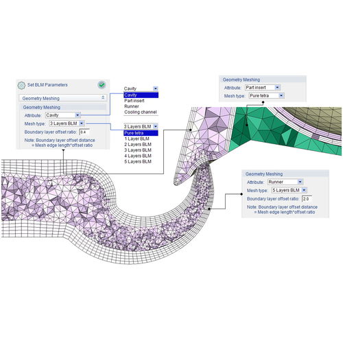 Software di simulazione di stampaggi a iniezione - Designer BLM - Moldex3D, CoreTech System Co., Ltd. - di rete / del processo di iniezione di plastico / 3D