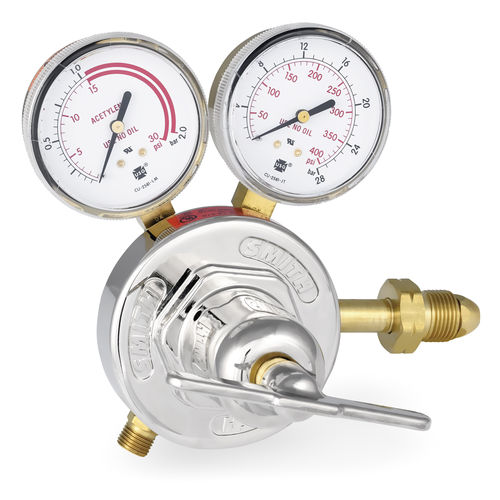 Manometro Maxy 0-2.5 Bar Per Acetilene Di Bassa Pressione Attacco 1/4 - Foto 5