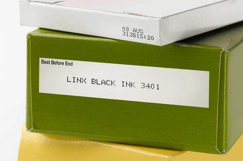Inchiostro per stampa a getto d'inchiostro - 3401 - LINX PRINTING TECHNOLOGIES LTD - a base di solvente / per cartone / nero