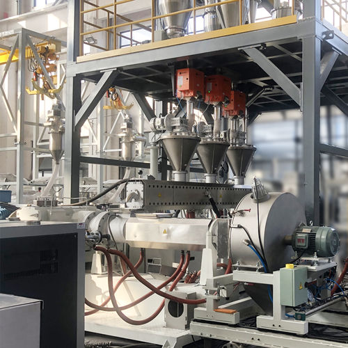 Estrusore da compounding - WKS-120 - Jiangsu Xinda Tech Limited - per PVC / monovite / a bassa temperatura di fusione
