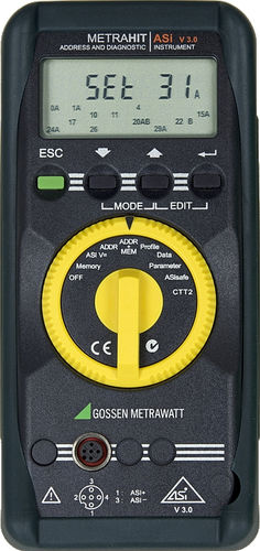 Tester per rete - METRAHit ASi V3.0 - GOSSEN METRAWATT GmbH - di bus di campo / di rilevatore / per diagnostica