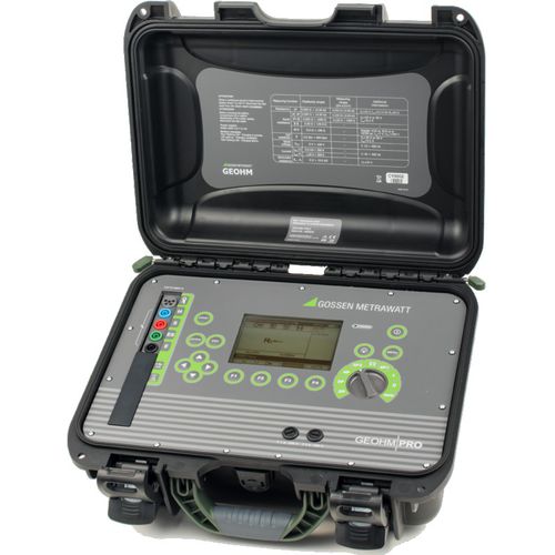 Tester di bassa resistenza - GEOHM XTRA - GOSSEN METRAWATT GmbH - di corrente di fuga / di resistenza di messa a terra / di resistività del terreno