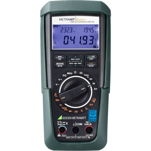 Multimetro digitale - METRAHIT ENERGY - GOSSEN METRAWATT GmbH - portatile / 600 V / 16 A